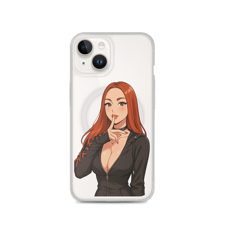 Black Widow Shhh Clear Case for iPhone® product image (2)