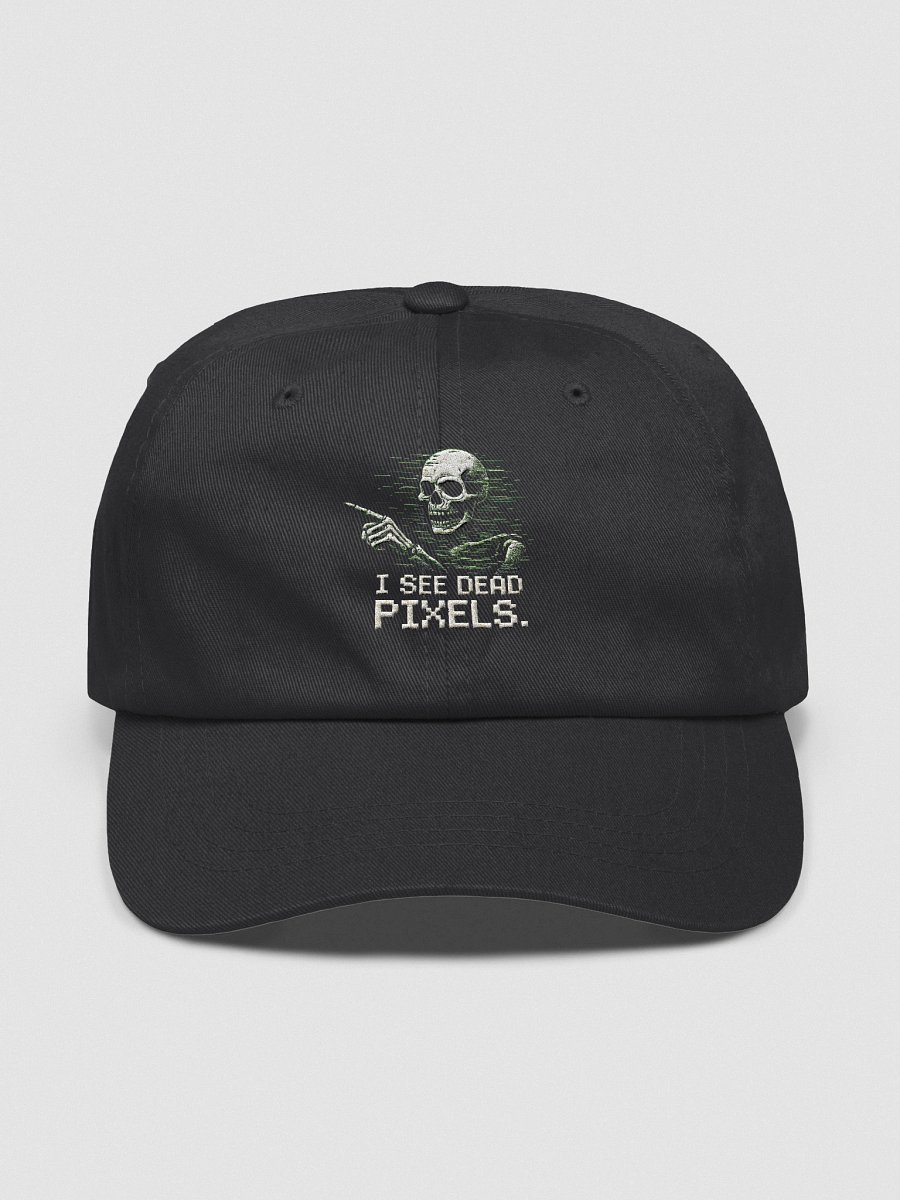 'I See Dead Pixels' Dad Hat | Embroidered Cap for Gamers & Geeks product image (3)