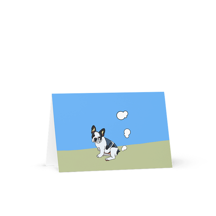 French Bulldog Greetings Card product image (1)
