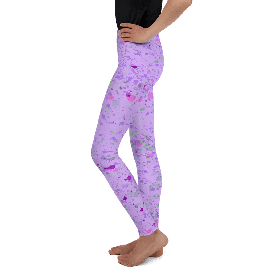 Youth Leggings - Lavender Splash product image (10)