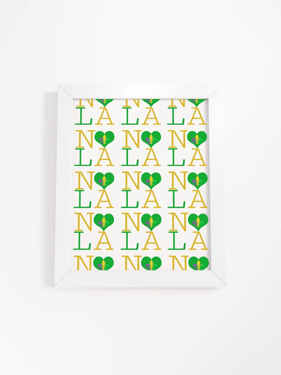 I LOVE NOLA **LEGACY POSTER** (MARDI GRAS 2 INFINITY WALL) product image (23)