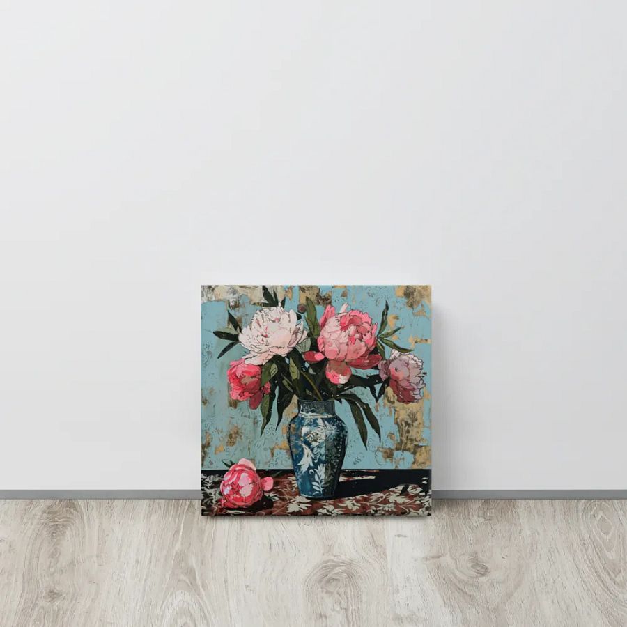 Art2401-69 Vase Flowers Still Life - Canvas Print - sm product image (11)
