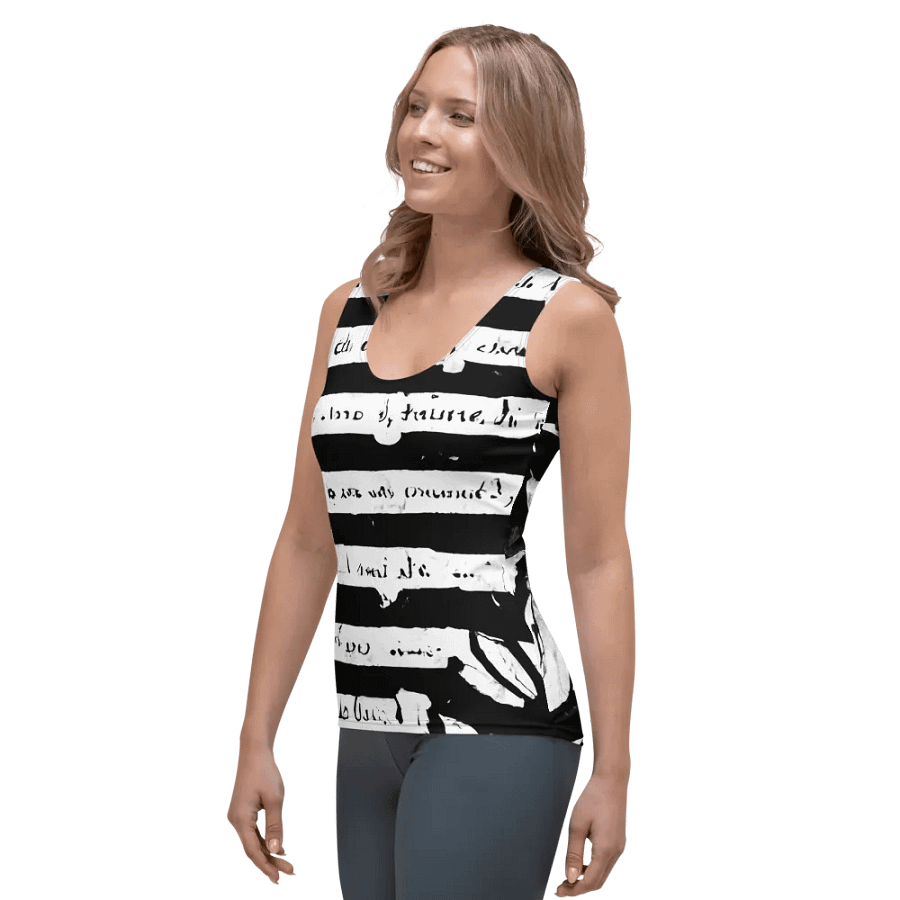 Bloom and Words Women's Tank Top product image (3)