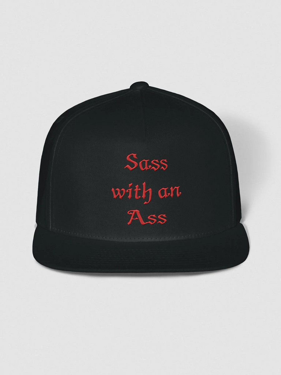 Sass With an Ass Flat Snapback Cap product image (3)