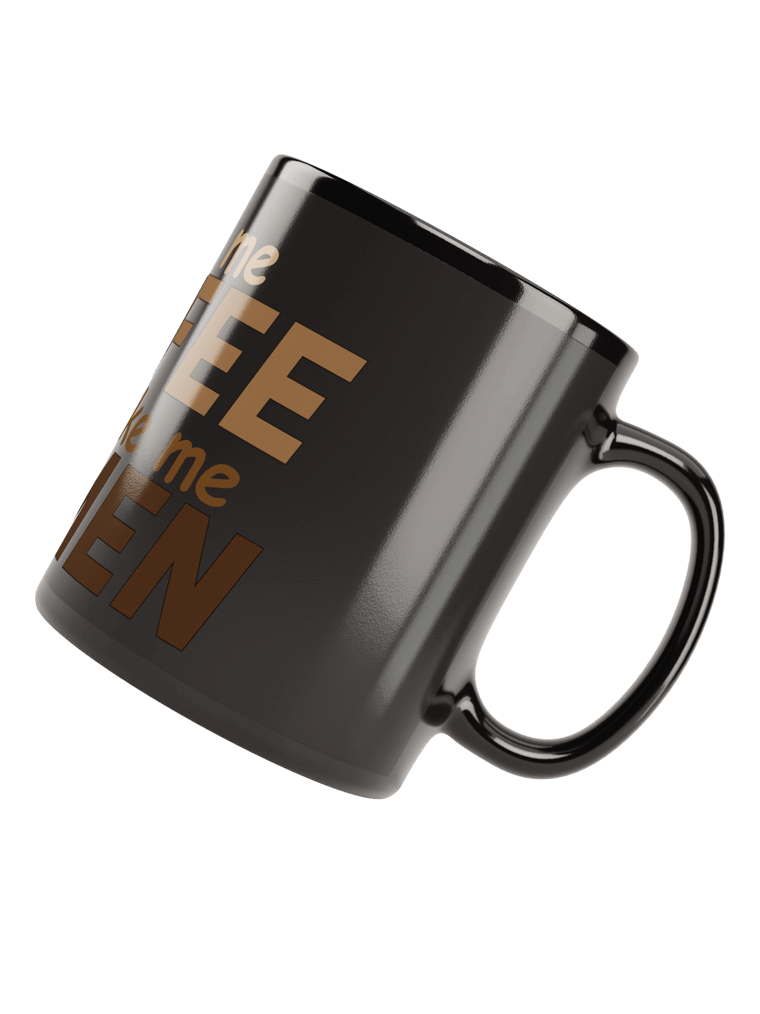 Coffee Women Mug (Black Gloss) product image (3)