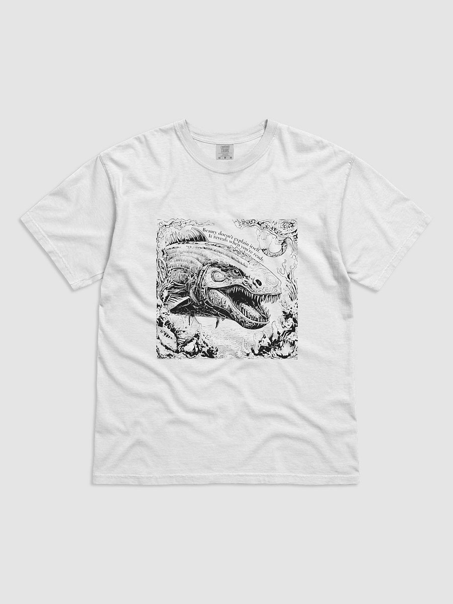 Beauty Doesn’t Explain Itself – Filigree Sea Creature T-Shirt product image (1)