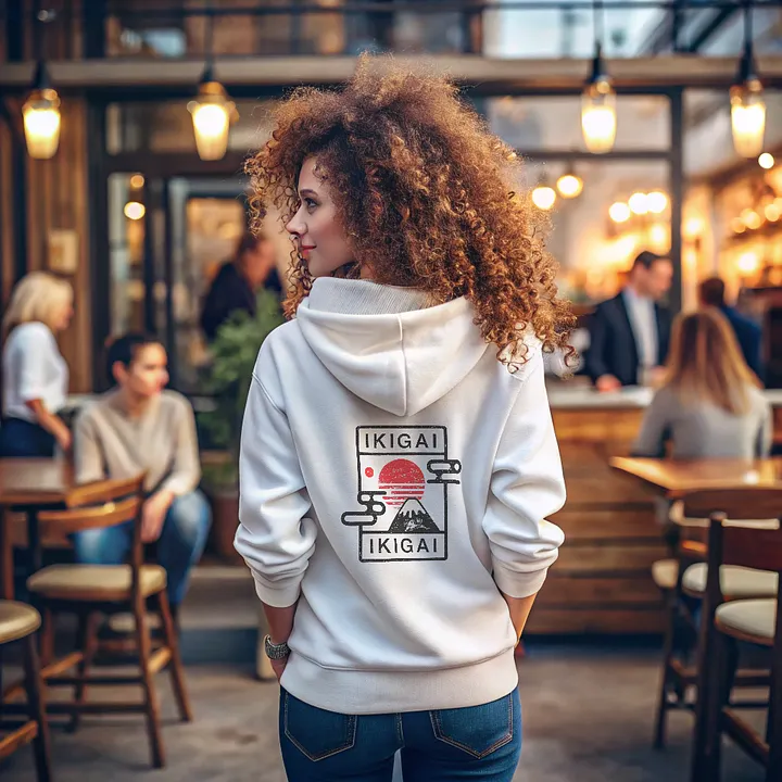 Ikigai Vintage Sun Mountain Hoodie product image (19)