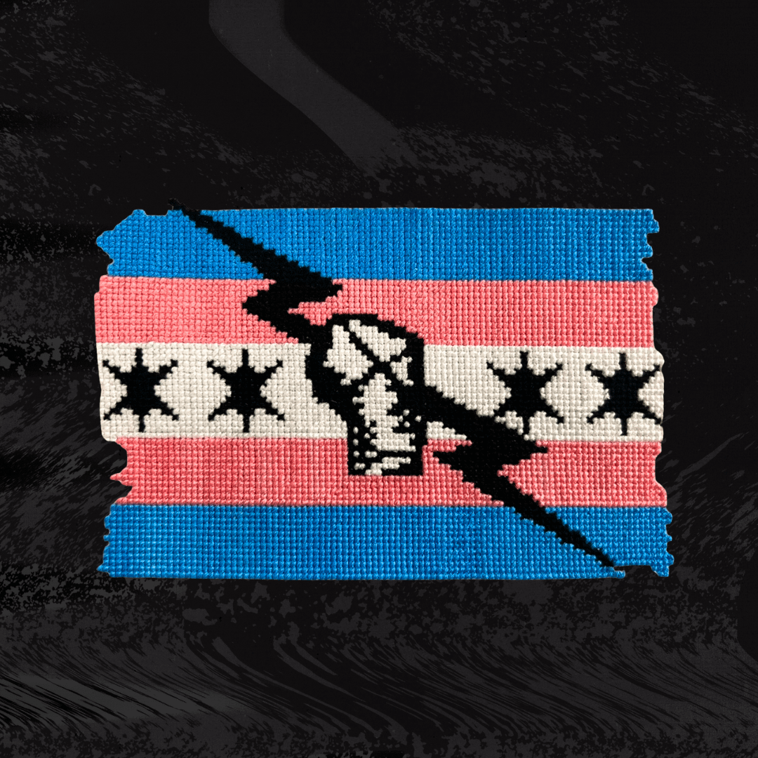 CM Punk Trans Flag Pro Wrestling Pattern product image (1)