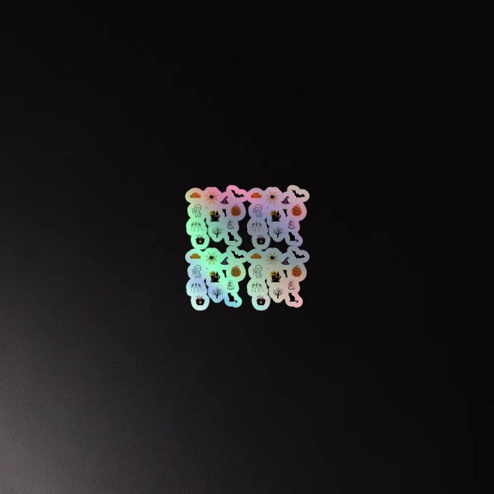 Holographic Halloween Haunt Sticker Sheet product image (4)