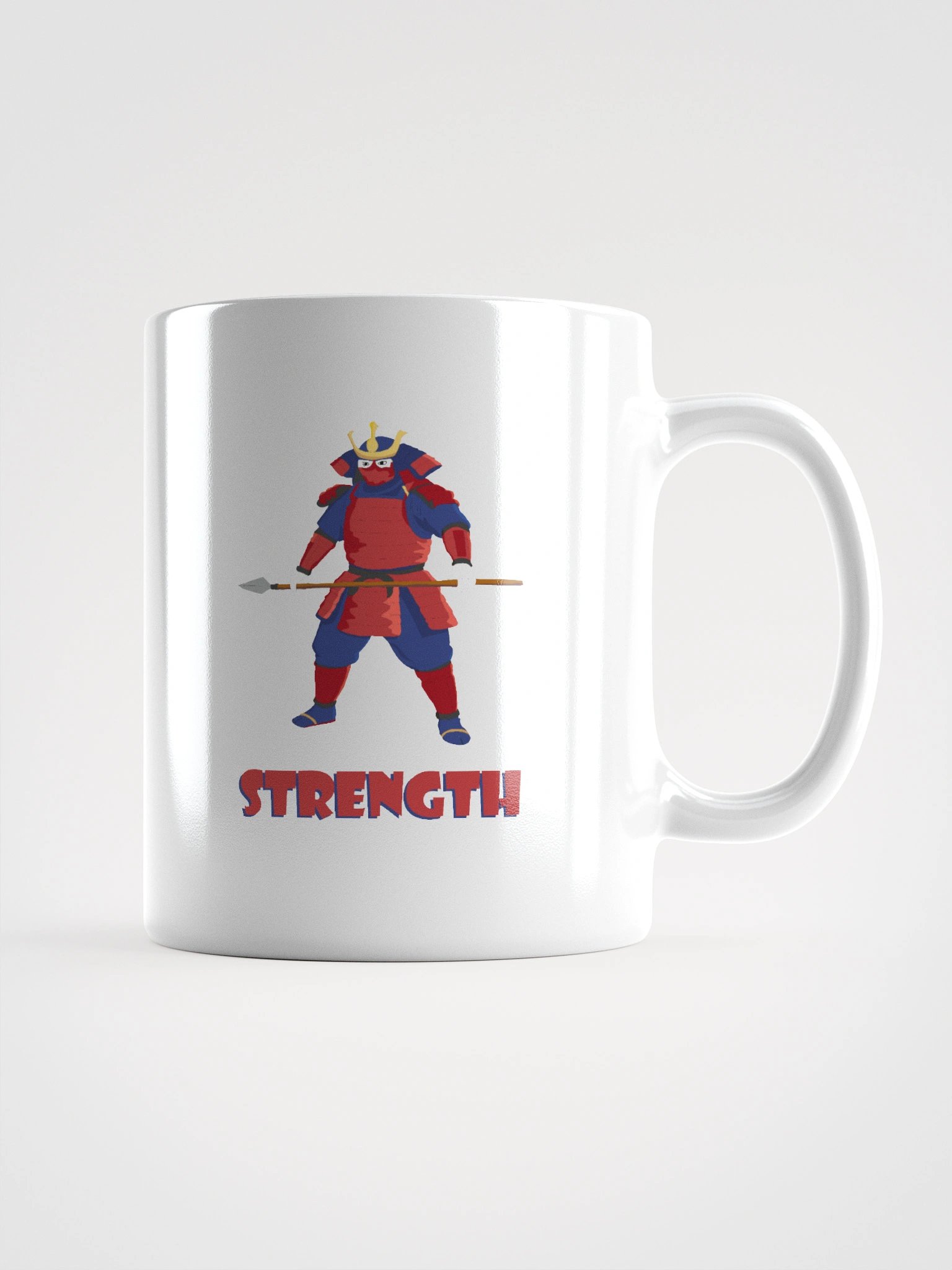Samurai Wojak Strength Funkmation Cartoon Colorful Style Mug product image (4)