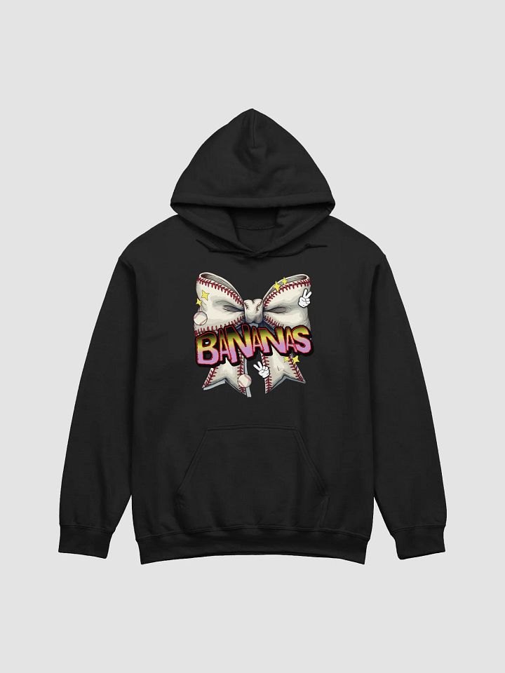 Bananas Bow Baseball Bliss Hoodie product image (1)