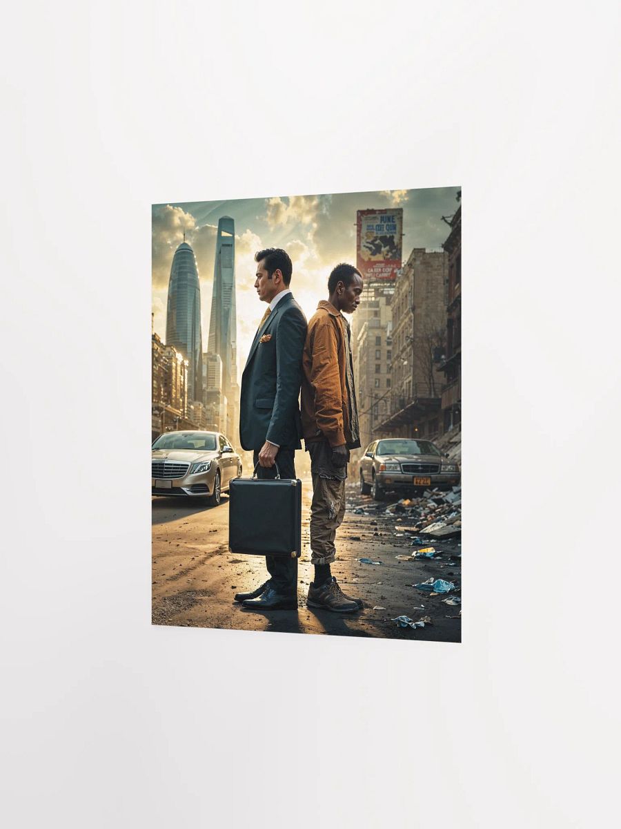 Divided by Streets, United by Shadows Matte Poster product image (9)