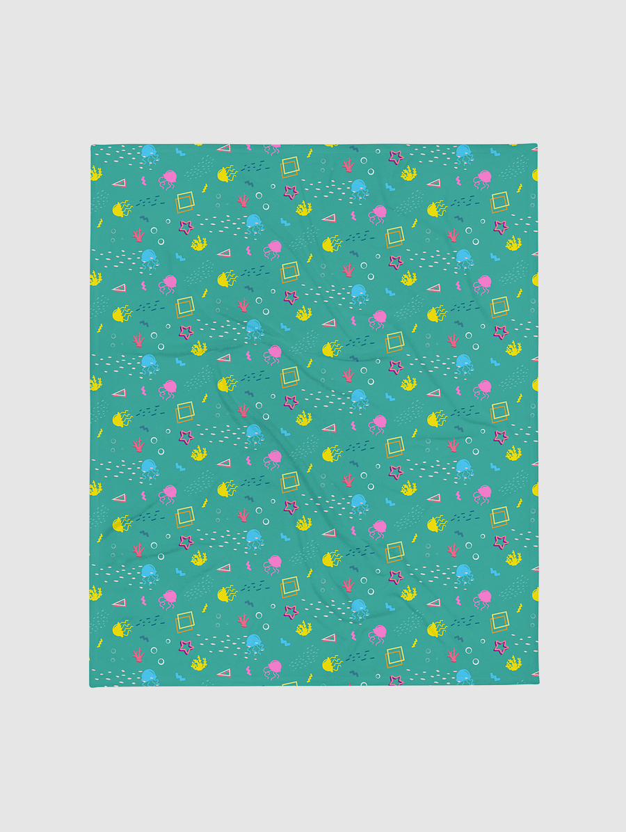 Shifty Seas pattern fleece throw blanket product image (3)
