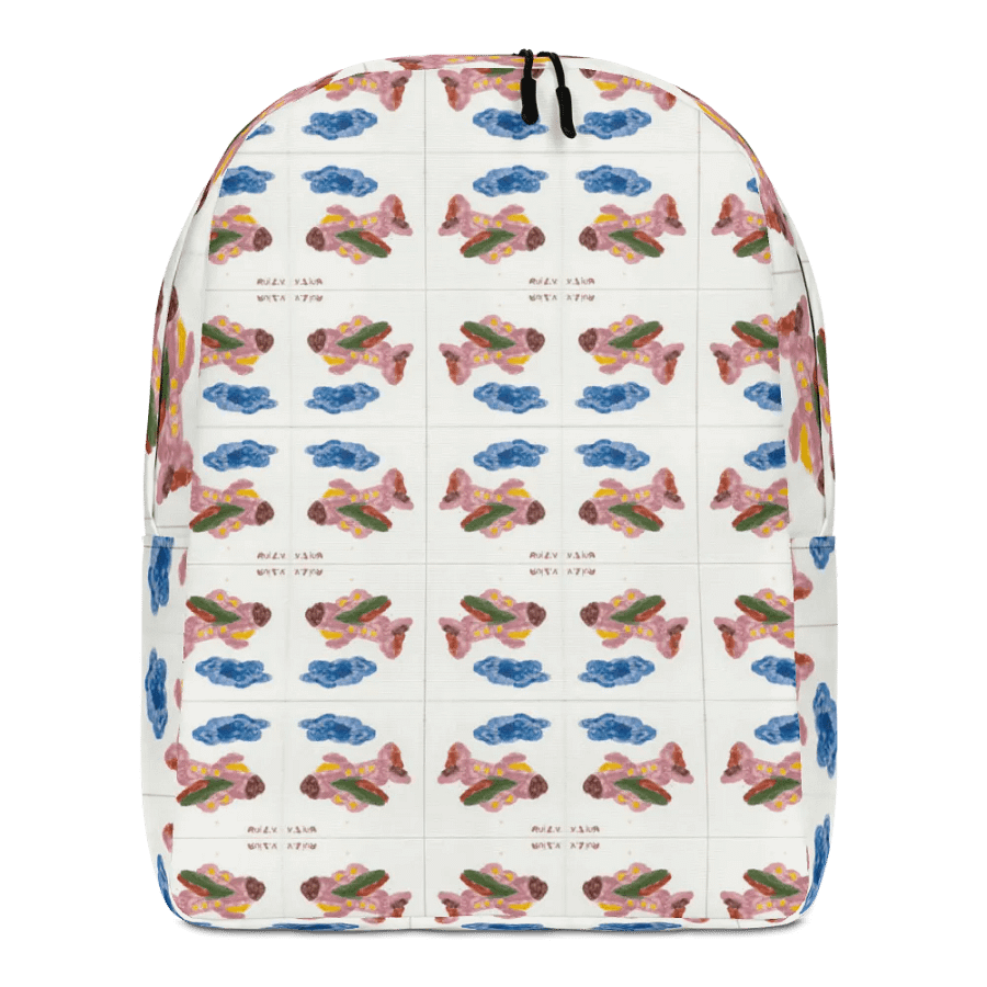 Kid Airplane (All-Over Print Minimalist Backpack) product image (7)