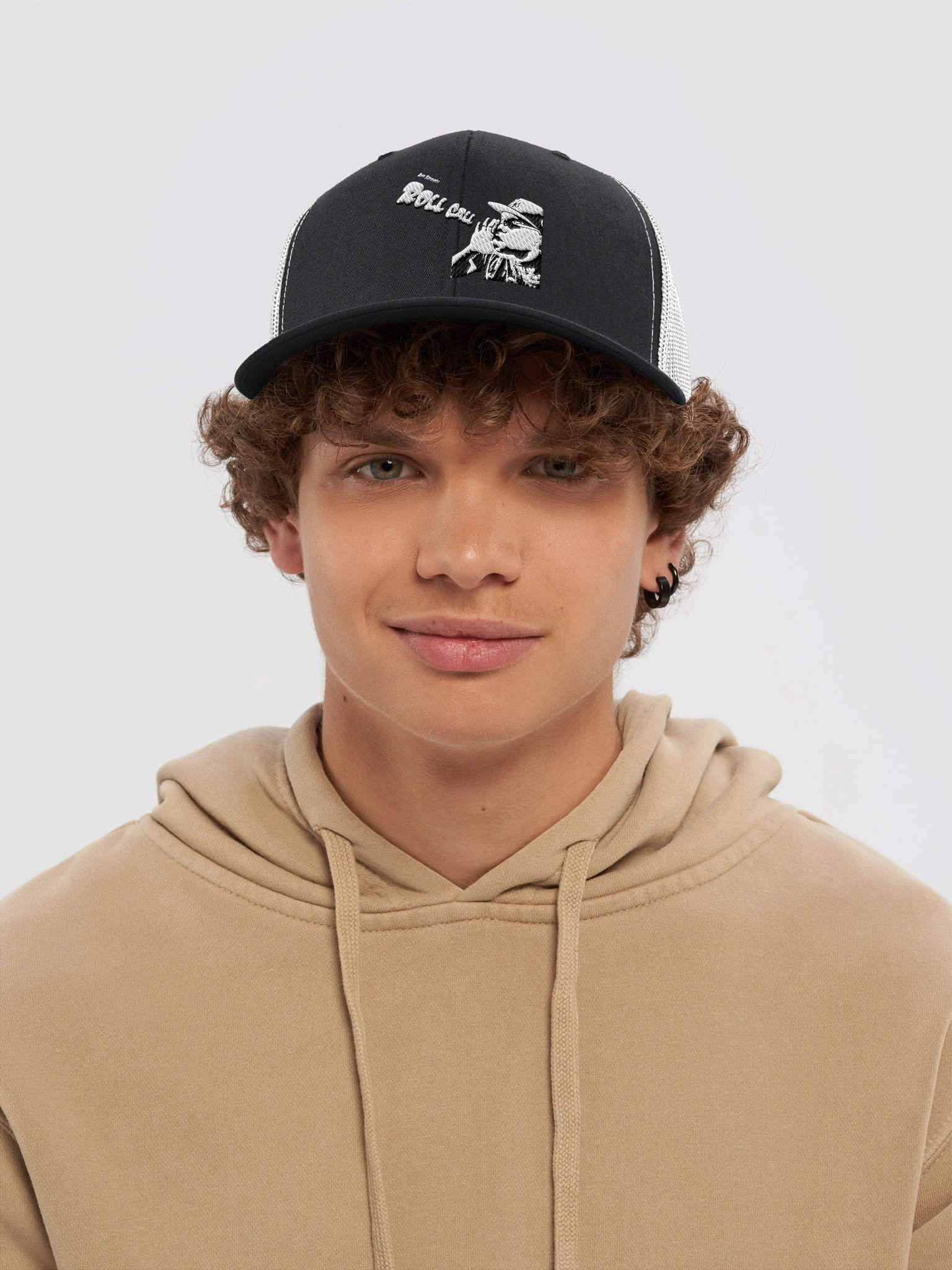 Roll Call Black & white Dad Hat product image (5)