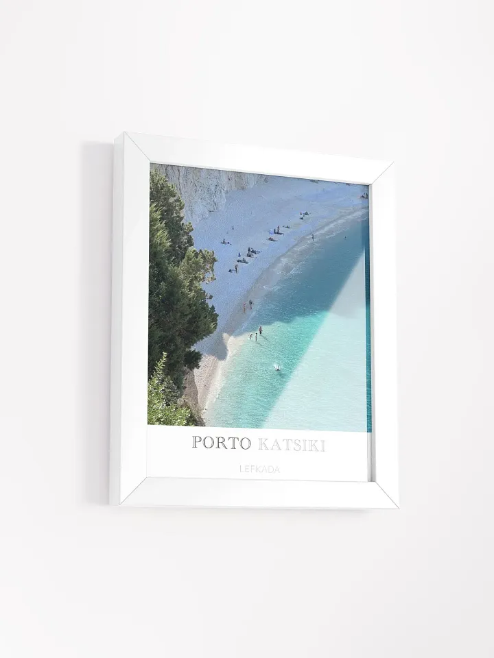 Porto Katsiki Greece - Framed High-Quality Matte Poster product image (2)