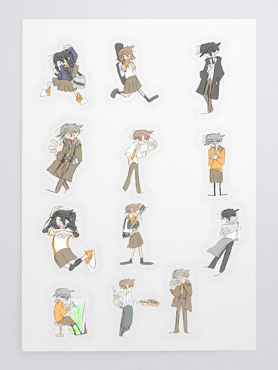 Waku waku high school student Lots of Stickers product image (3)