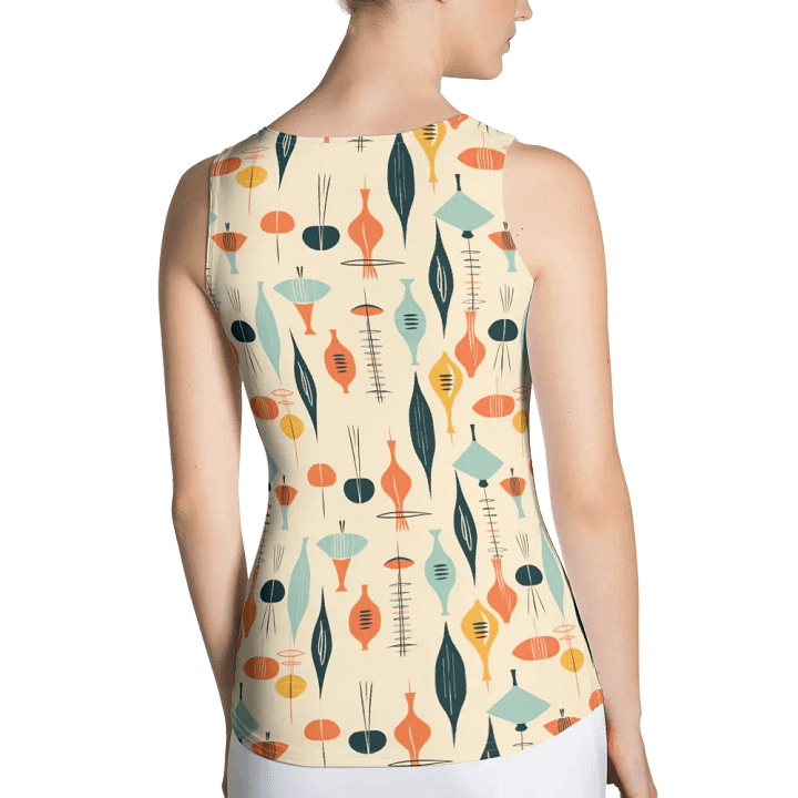 Lava Lamp, Peaches and Cream, Fitted Tank Top product image (2)