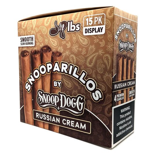 Snooparillos Slow Burning Cigarillos 4-Pack - Display of 15 product image (1)