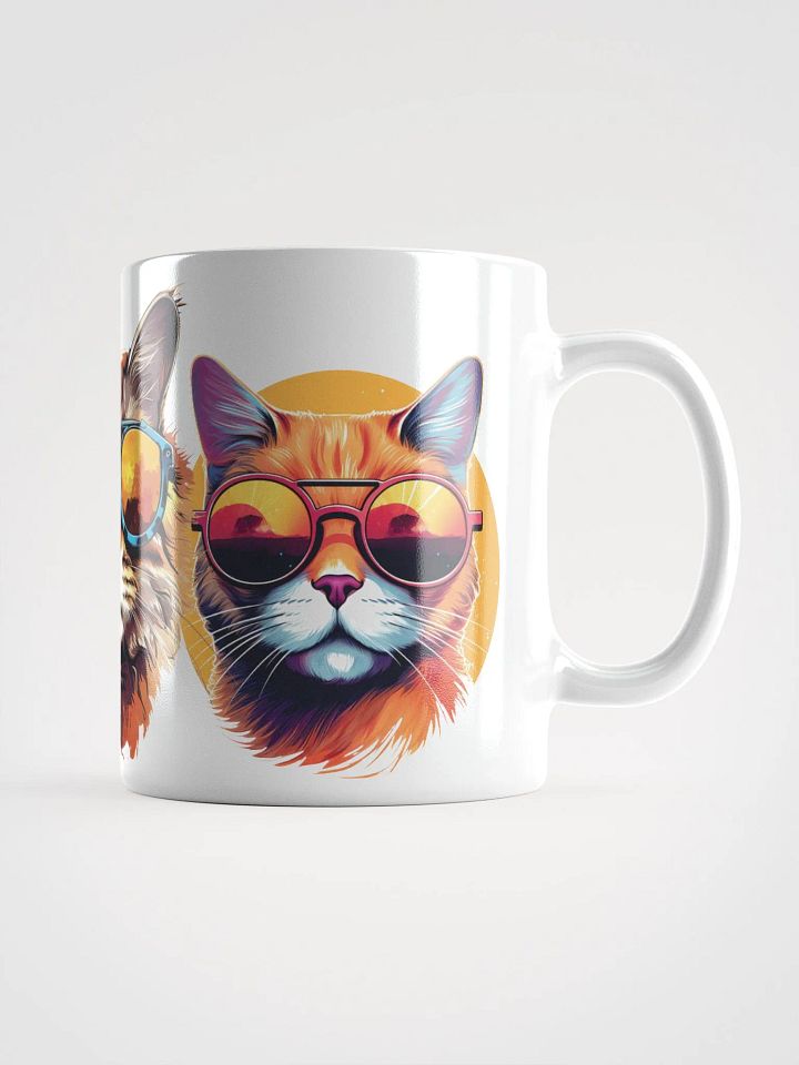 Cool Cats White Glossy Mug product image (1)