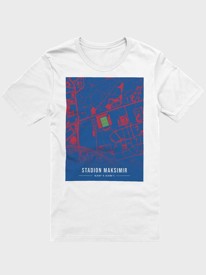 Stadion Maksimir Map Design T-Shirt product image (1)