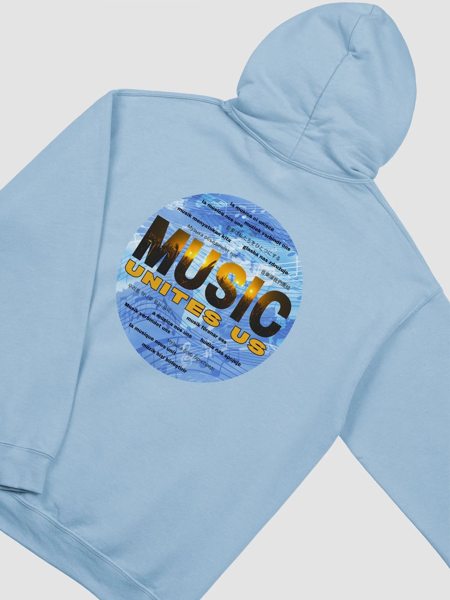 Music Unites Us / Globe – HOODIE product image (37)