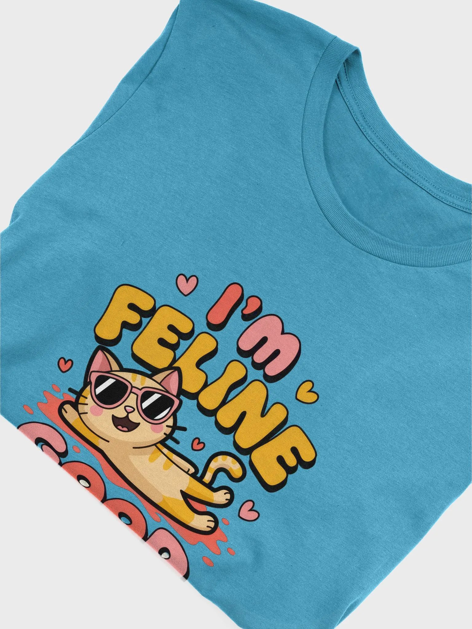 I'm Feline Good Funny Cat T-Shirt product image (3)