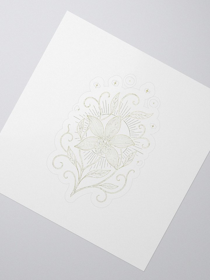 Celestial Orchid Sticker product image (2)
