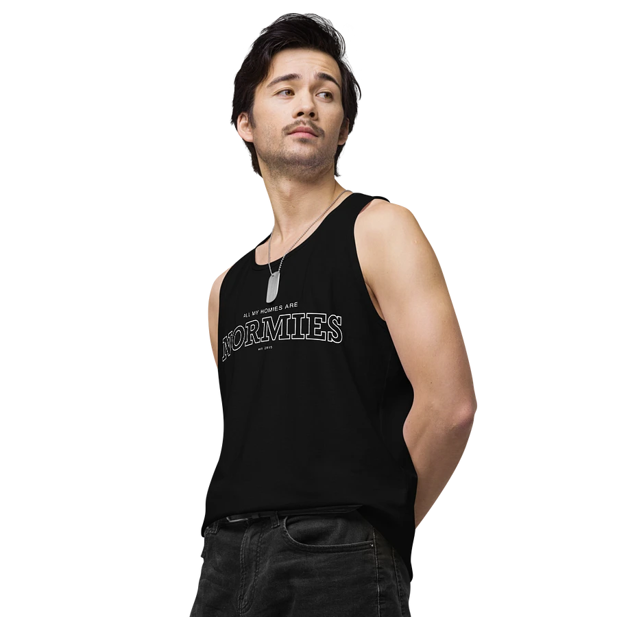 All My Homies Normies - College Tank Black product image (4)
