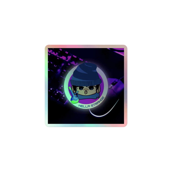 Hella Holo Bong Sticker product image (1)