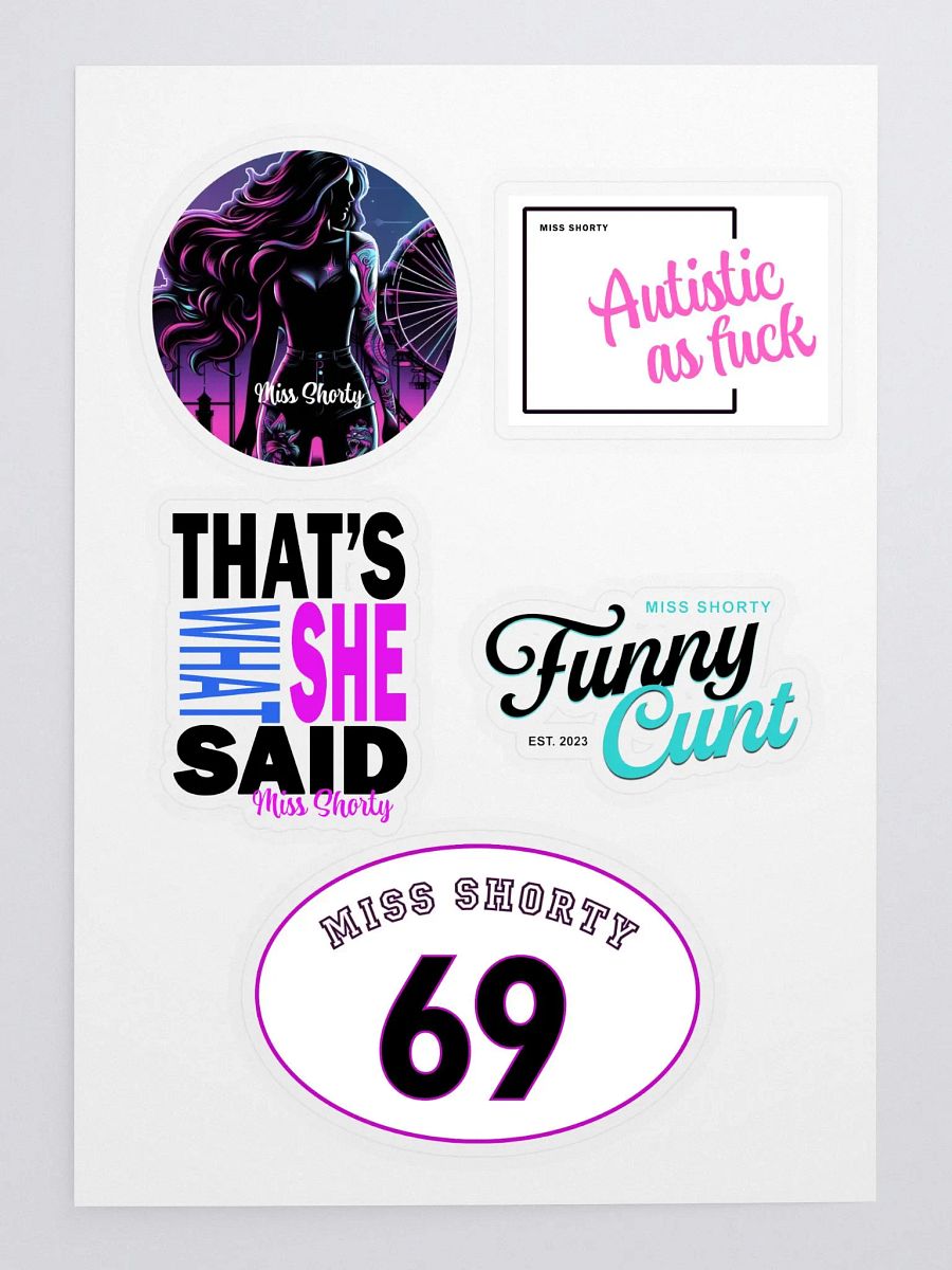 More Miss Shorty Stickers! product image (3)