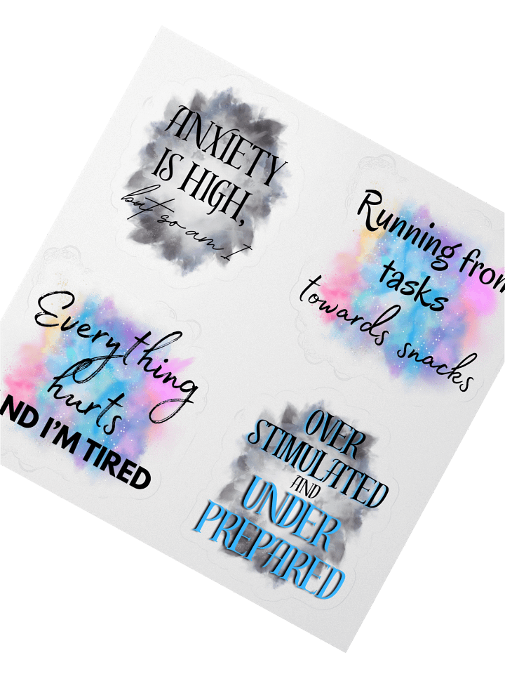 Barely Holding It Together Set of stickers product image (2)