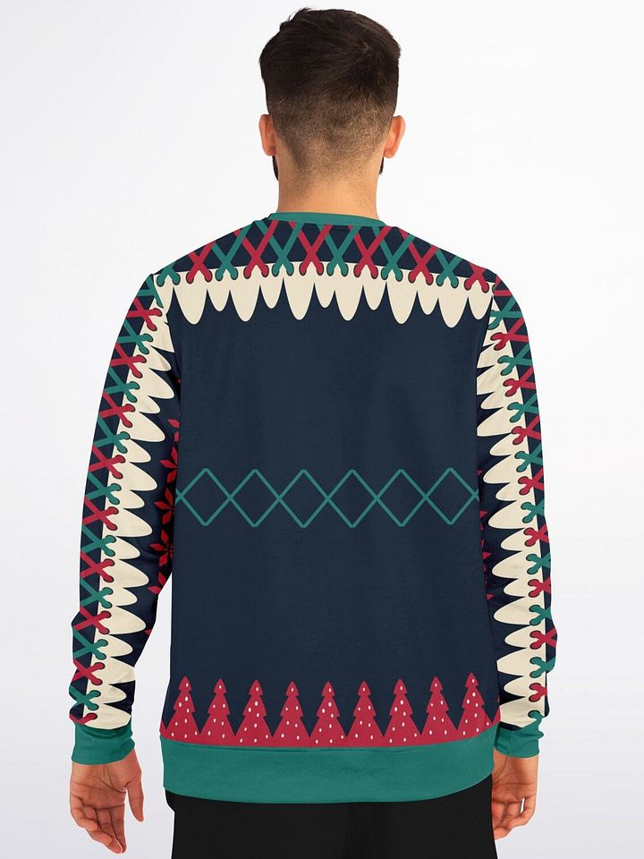 "Dear Santa I Was Good at Being Naughty" Santa Ugly Christmas Sweater | Funny Holiday Party Sweatshirt | Adult Christmas Outfit product image (2)