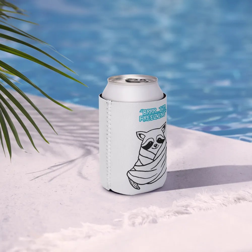 Chilly Raccoon Can Cooler product image (8)