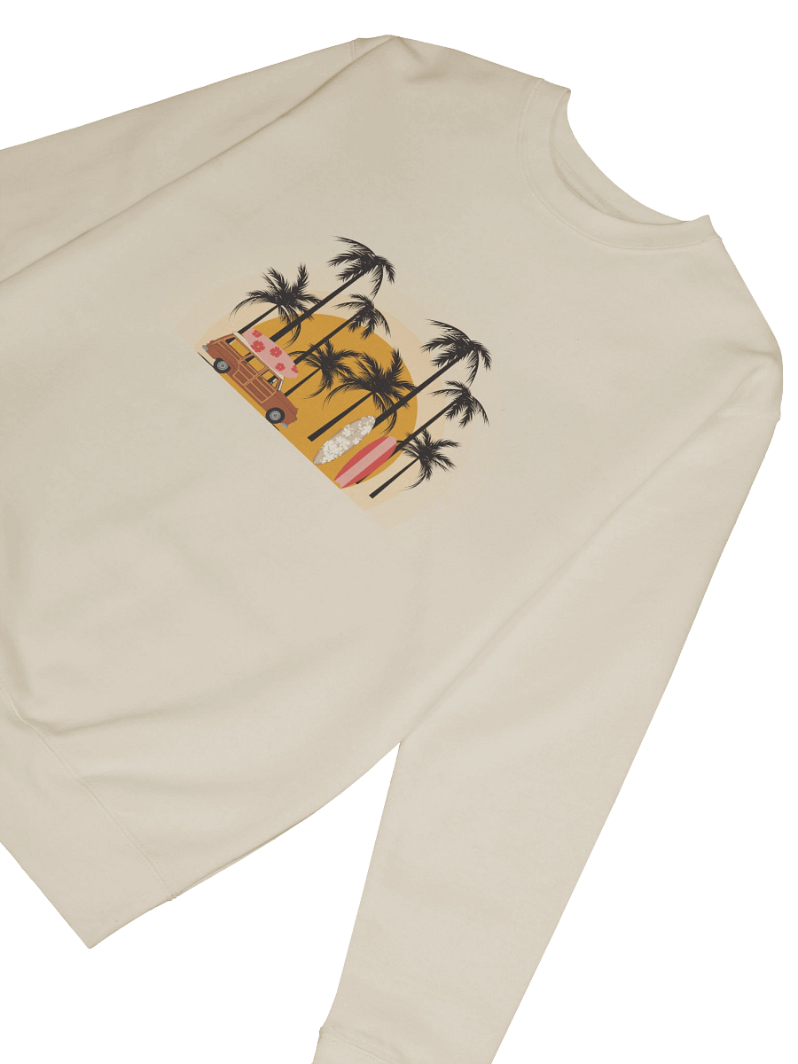 Retro Surf Wagon | Vintage Vibes & Coastal Dreams Sweatshirt product image (27)