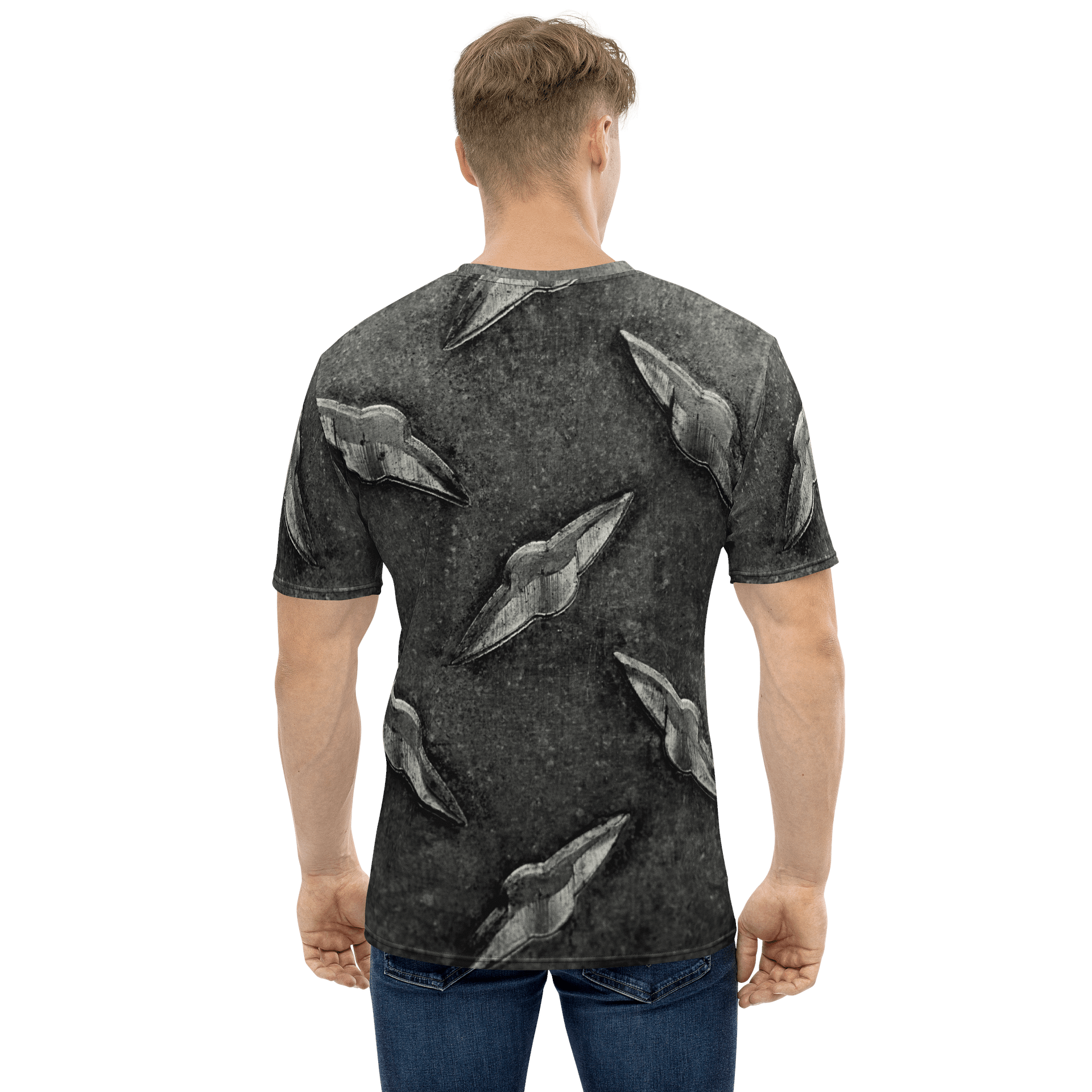 Metallic Diamond Plate All-Over T-Shirt product image (1)