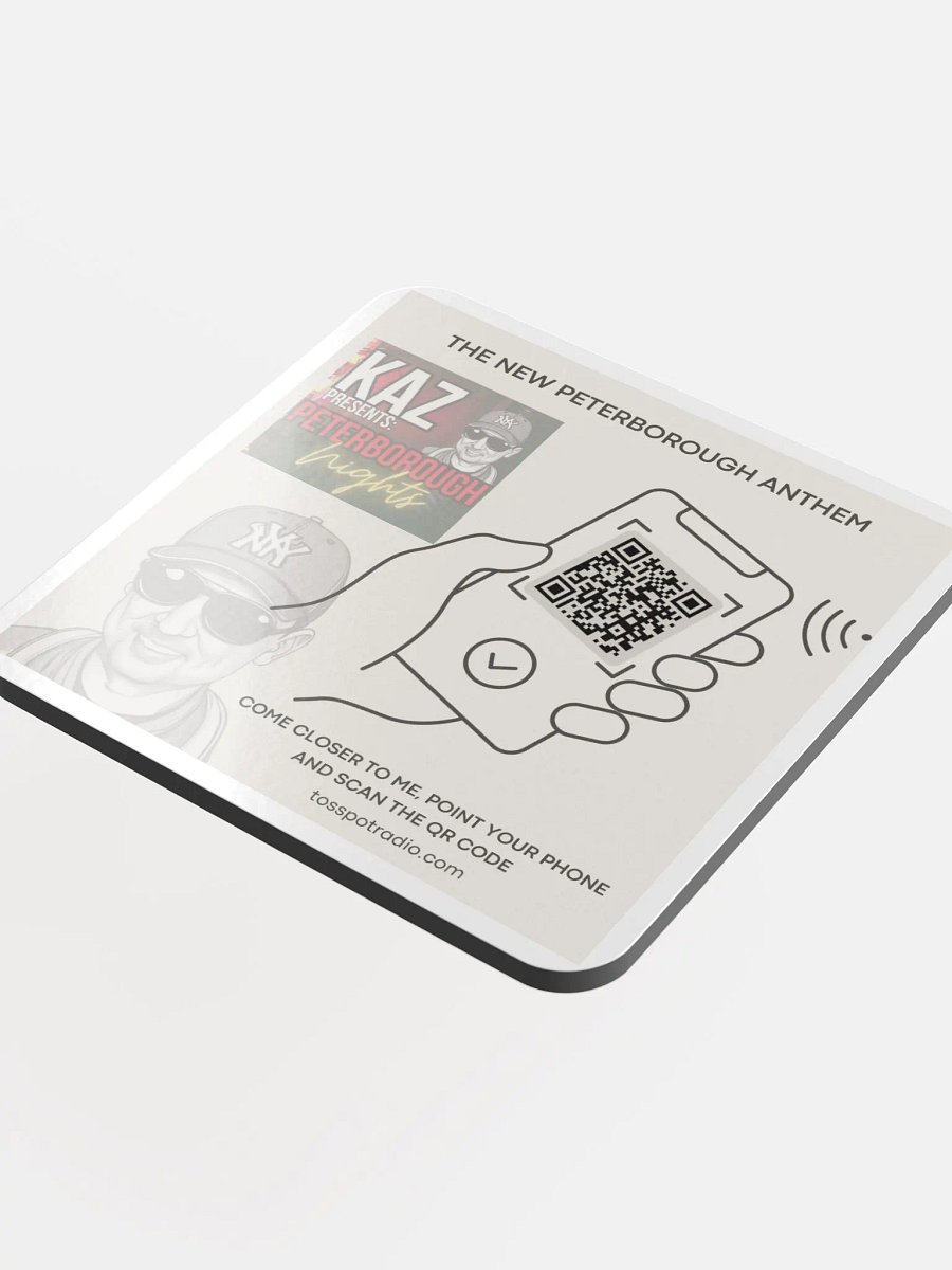 "Peterborough Nights" QR Code Coaster product image (4)