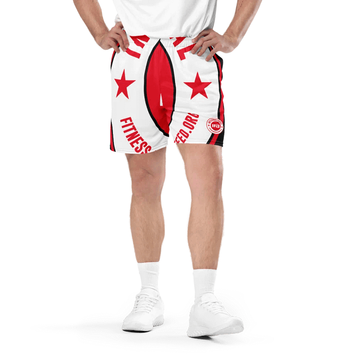 IFBNewsfeed.Org's All-Over Print Recycled Unisex Mesh Shorts product image (1)