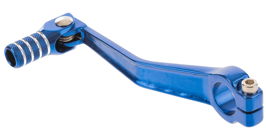 NM Enduro Sport/Tuning SET Kickstarterhebel + Fußschalthebel klappbar (mit Haltekugel+Feder, Federspannung einstellbar), Farbe blau product image (4)