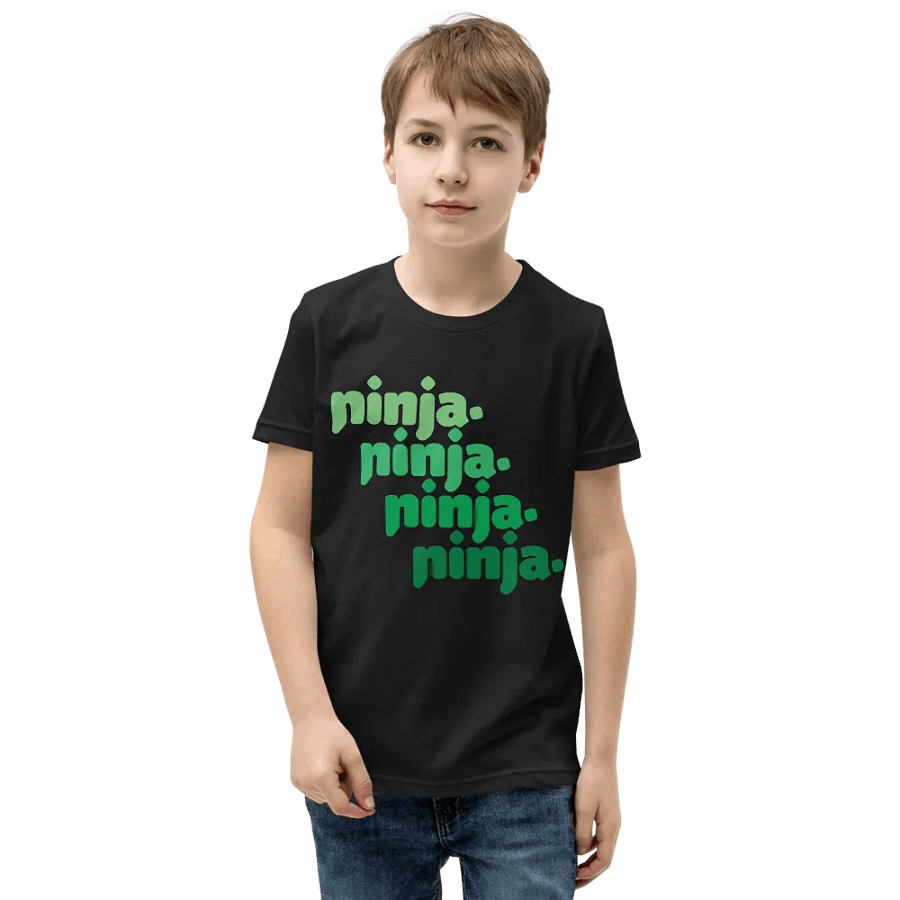 Quad Ninja Kids Tee: Green product image (2)