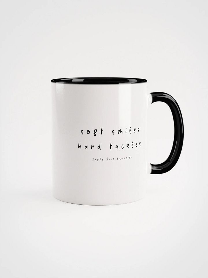 SOFT SMILES - HARD TACKLES Ceramic Mug product image (5)