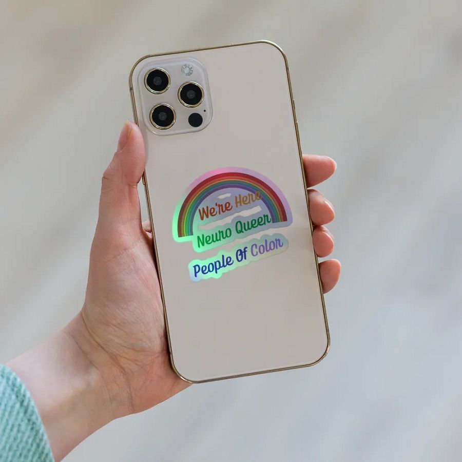 Neuroqueer POC Sticker - Stickin it to the norm product image (6)