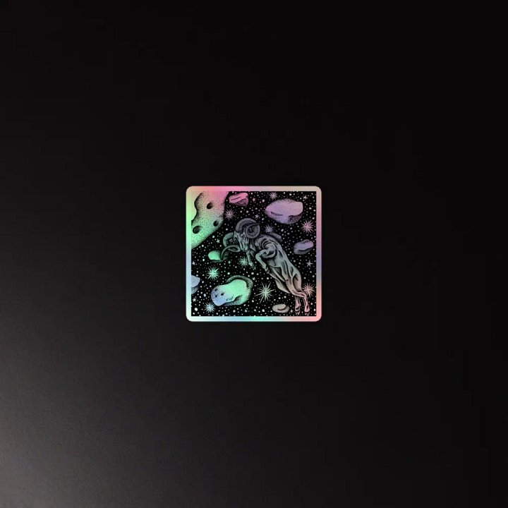Aries Zodiac, Holographic Sticker Sheet product image (4)
