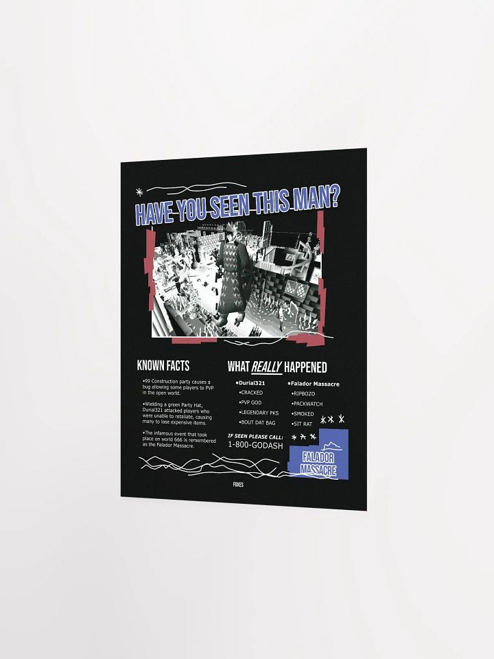 Durial321 (Falador Massacre) - Poster product image (2)
