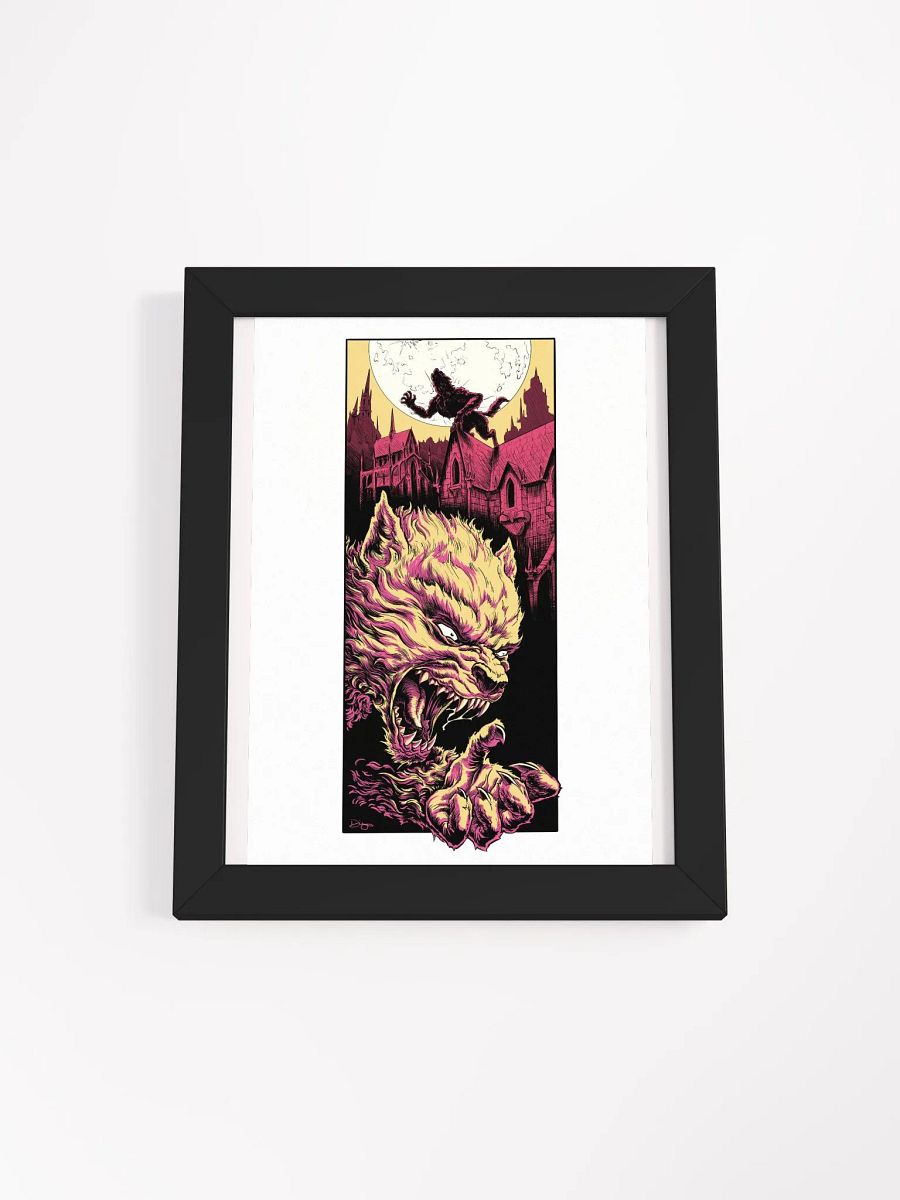 Wolfman Orange Framed Print product image (3)