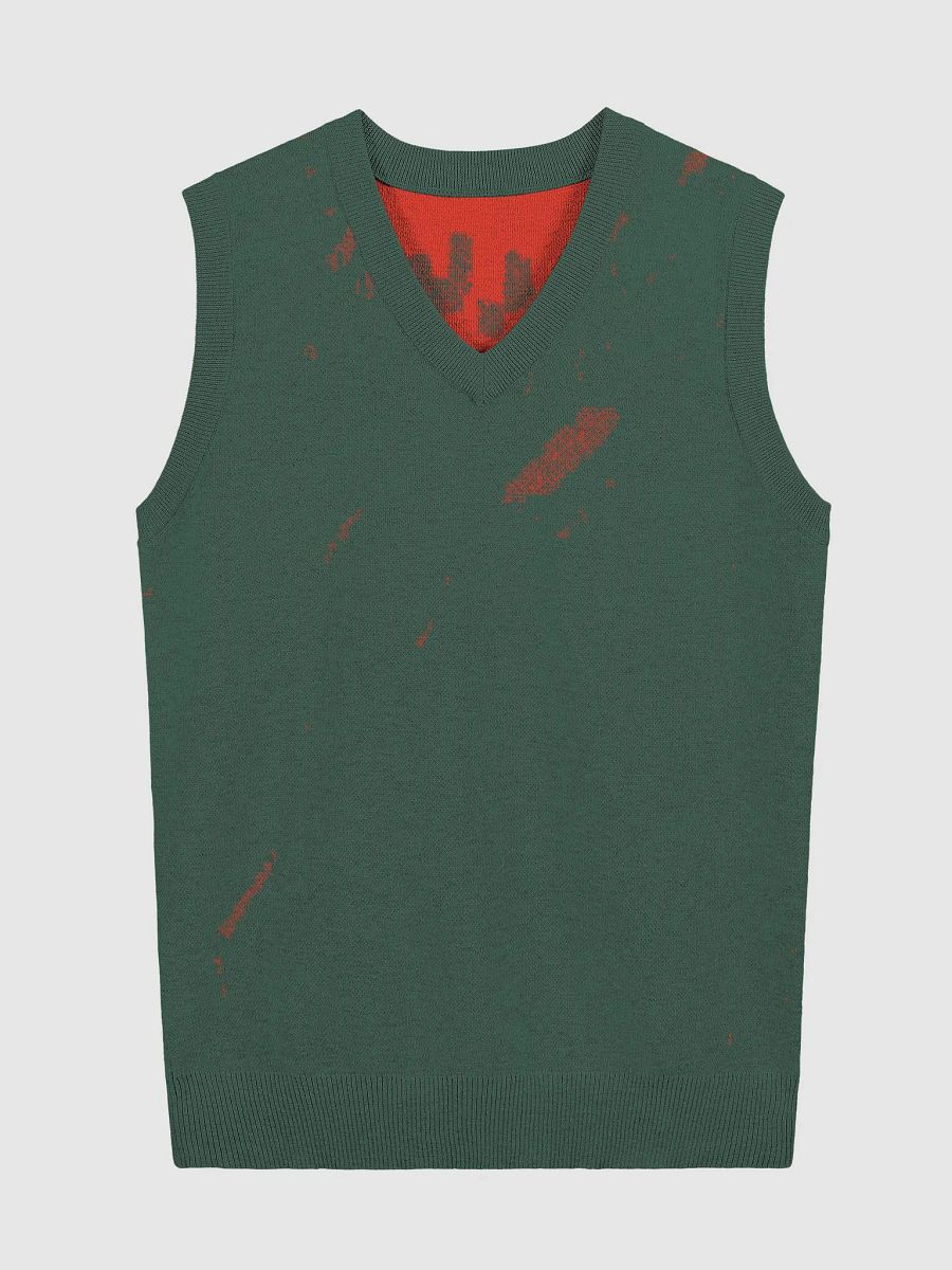 Abstract Grunge V - Neck Sweater product image (2)