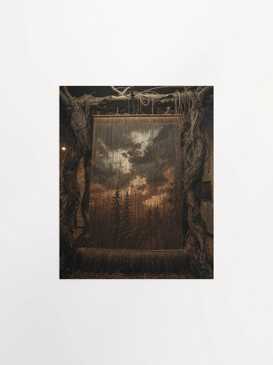 The Woven Forest Matte Poster product image (1)