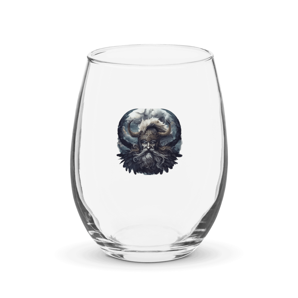 Odin - The Allfather of Norse Gods Stemless Water / Wine Glass product image (1)