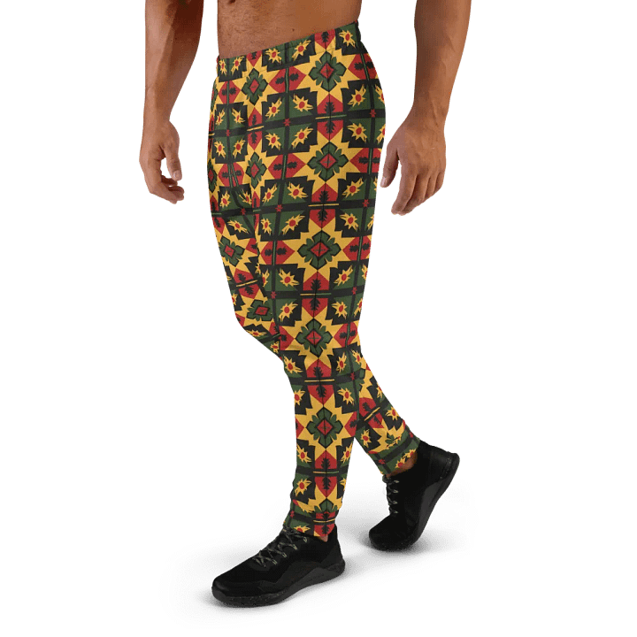 African Pride: All-Over Print Recycled Men's Joggers product image (1)