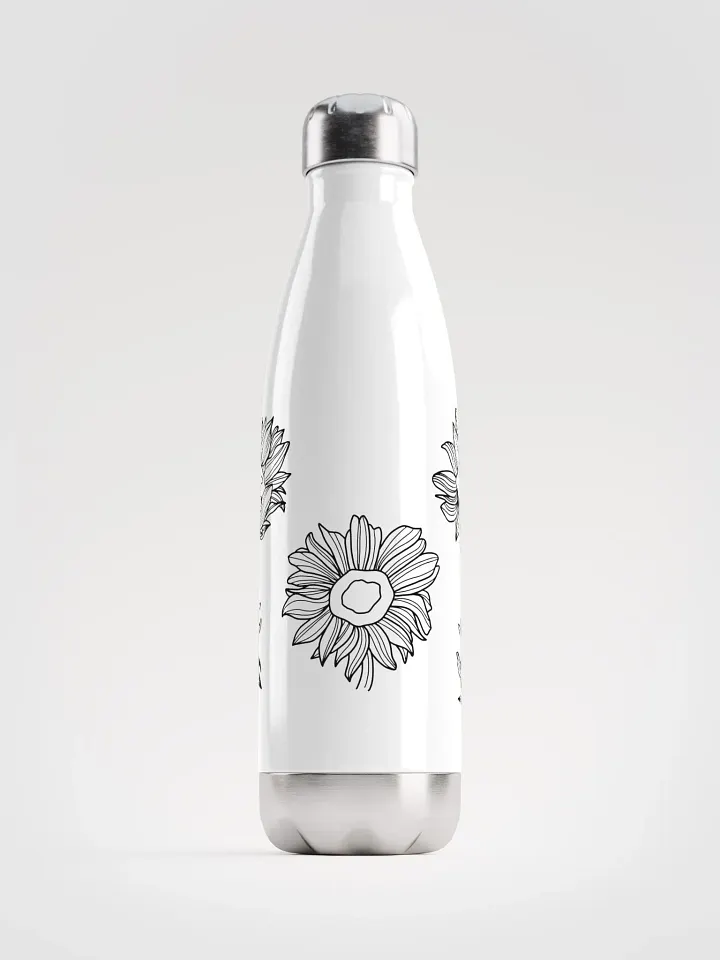 Flower Doodle Water Bottle product image (1)